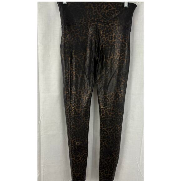 Spanx Animal Print Leggings Full Length Size Large - Picture 5 of 7